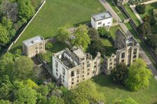 Hardwick Old Hall, a ruined early 16th century Great Hall, Derbyshire, 2025. Creator: Robyn Andrews