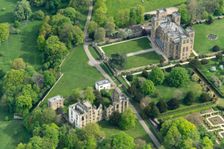 Hardwick Old Hall and Hardwick Hall, Derbyshire, 2025. Creator: Robyn Andrews
