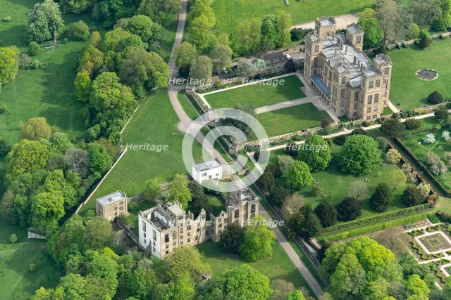 Hardwick Old Hall and Hardwick Hall, Derbyshire, 2025. Creator: Robyn Andrews.