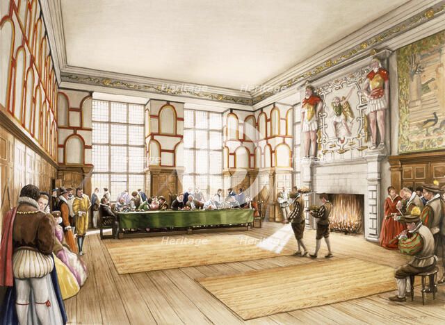 Hardwick Old Hall, c1590,  (c1990-2010). Creator: Peter Urmston.