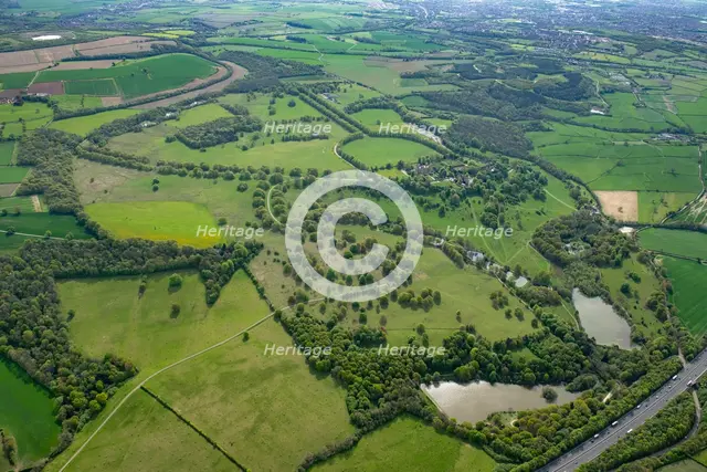 Hardwick Park, landscape park to Hardwick Hall, Derbyshire and Nottinghamshire, 2025. Creator: Robyn Andrews.