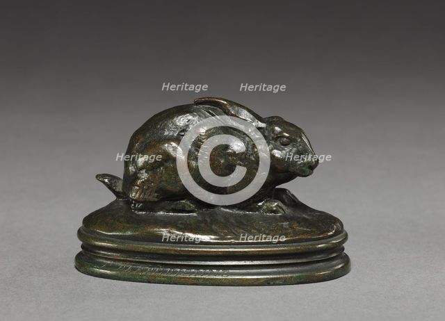 Hare, c. 1830 - 1875. Creator: Antoine-Louis Barye (French, 1796-1875).