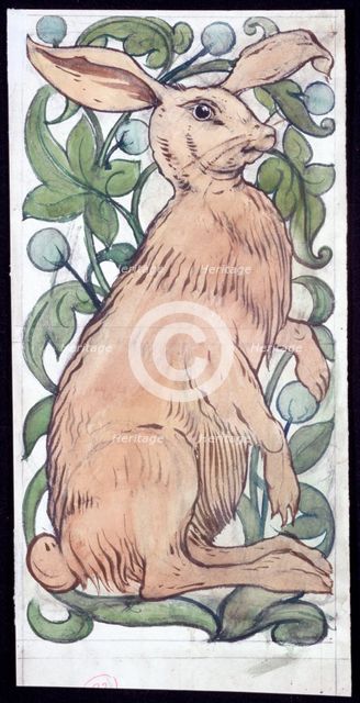 'Hare', c1859-1917. Creator: William de Morgan.
