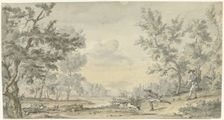 Hare hunt, 1754-1793. Creator: Hendrik Meijer