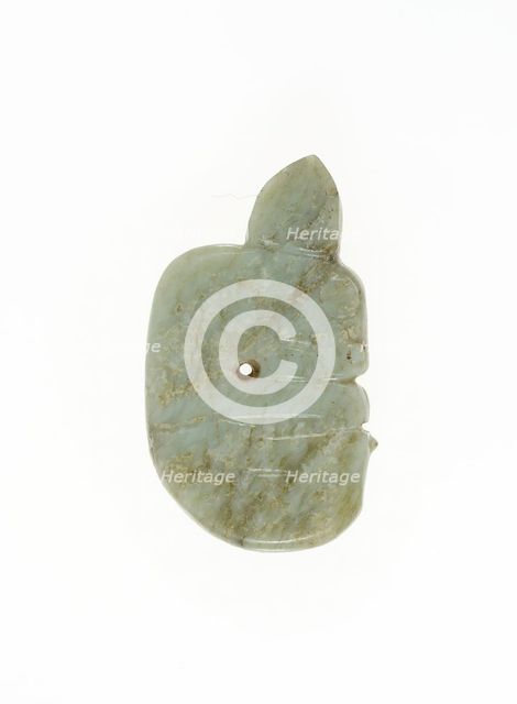 Hare Pendant, Shang dynasty (c.1600-1046 BC), 12th/11th century B.C. Creator: Unknown.