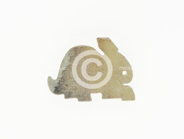 Hare Pendant, Shang to early Western Zhou period, 13th/10th century B.C. Creator: Unknown.