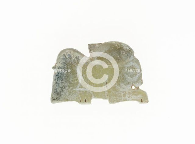 Hare Pendant, Western Zhou period, 11th/10th century B.C. Creator: Unknown.