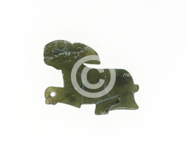 Hare Pendant, Western Zhou period, 11th/10th century B.C. Creator: Unknown.