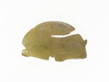 Hare Pendant, Western Zhou period, 11th/10th century B.C. Creator: Unknown