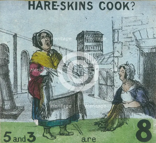 'Hare-skins Cook?', Cries of London, c1840. Artist: TH Jones