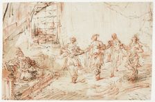 Harem Scene, n.d. Creator: Francesco Guardi