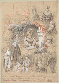 Harem Women, 1800s. Creator: Anonymous