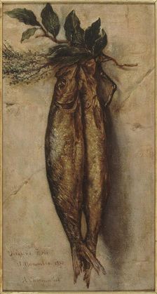 Harengs ayant servi à l'alimentation pendant le siège de Paris, 15–11–1870. Creator: Auguste Charpentier