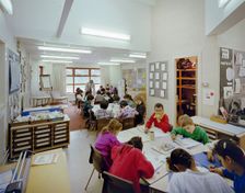 Harehills Primary School, Markham Avenue, Harehills, Leeds, 09/03/1989. Creator: John Laing plc