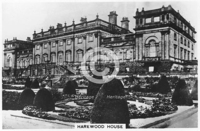 Harewood House, West Yorkshire, England, 1936. Artist: Unknown