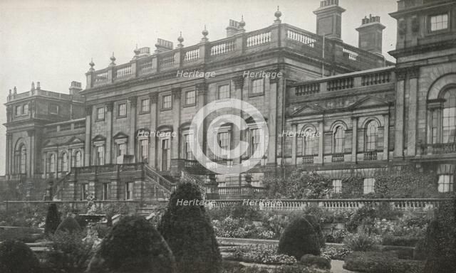 'Harewood House, the residence of the Rt. Hon. The Earl of Harewood', c1913. Artist: Unknown.