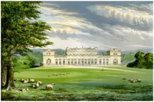 Harewood House, Yorkshire, home of the Earl of Harewood, c1880