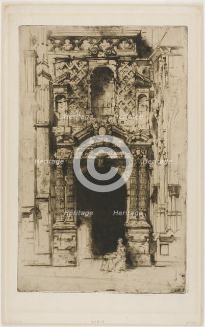 Harfleur, 1903. Creator: David Young Cameron.