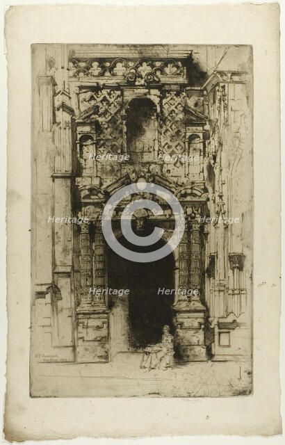 Harfleur, 1903. Creator: David Young Cameron.