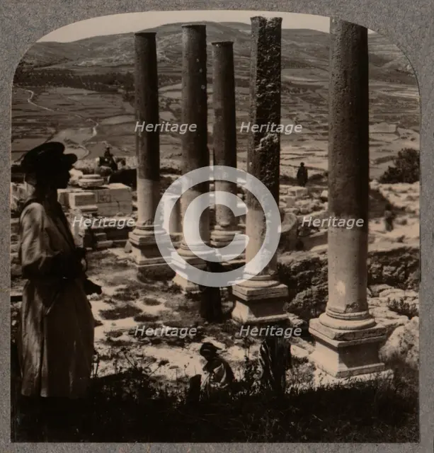 'Harod's Street of Columns, Samaris', c1900. Artist: Unknown.