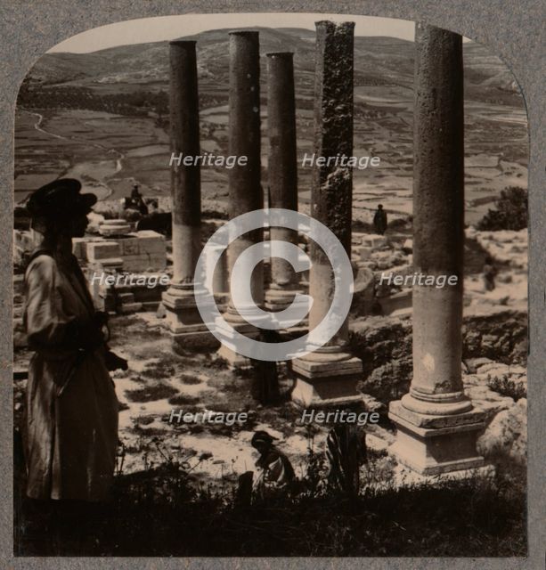 'Harod's Street of Columns, Samaris', c1900. Artist: Unknown.