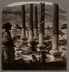 Harod's Street of Columns, Samaris c1900