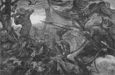 Harold at the Battle of Hastings 1066, (c1880)