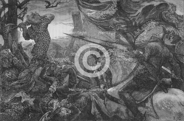 'Harold at the Battle of Hastings', 1066, (c1880). Artist: Unknown.