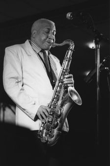 Harold Ashby, North Sea Jazz Festival, Netherlands, 1993. Creator: Brian Foskett