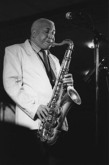 Harold Ashby, North Sea Jazz Festival, Netherlands, 1993. Creator: Brian Foskett