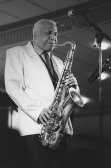 Harold Ashby, North Sea Jazz Festival, The Hague, the Netherlands, 1993. Creator: Brian Foskett