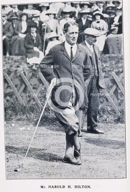 Harold H Hilton, golfer, c1900. Artist: Unknown