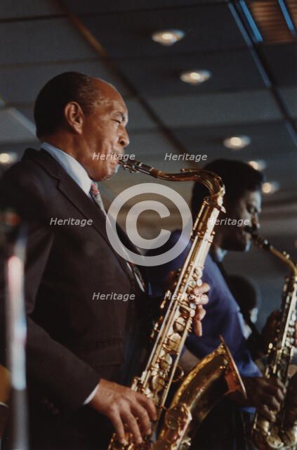 Harold Land, Jazz Inn Party, Nordwijk, Netherlands, 1989. Creator: Brian Foskett.