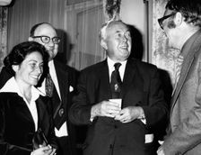 Harold Wilson (1916-1995), Former British Prime Minister, 1982. Creator: Sidney Harris
