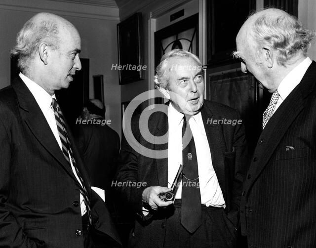 Harold Wilson (1916-1995), Former British Prime Minister, 1984. Artist: Unknown