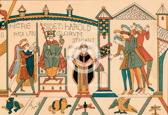 'Harold's Coronation', (19th century?). Creator: Unknown.