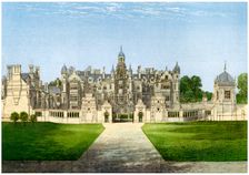 Harlaxton Manor, Lincolnshire, home of the Gregory family, c1880