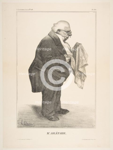 Harlé Père, published in La Caricature no. 136, June 5, 1833, June 5, 1833. Creator: Honore Daumier.