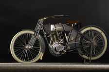 Harley Davidson model X8A 1912. Artist: Simon Clay