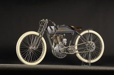Harley Davidson Racer 1913. Artist: Simon Clay
