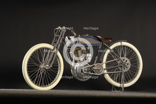 Harley Davidson Racer 1913. Artist: Simon Clay.