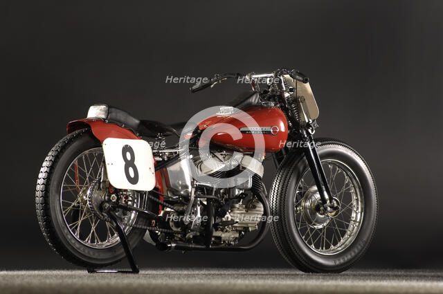 Harley Davidson WR DAYTONA 1948. Artist: Simon Clay.