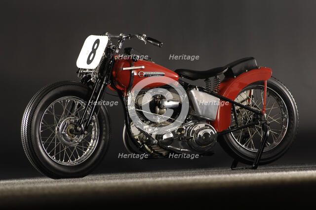 Harley Davidson WR Daytona 1948. Artist: Simon Clay.