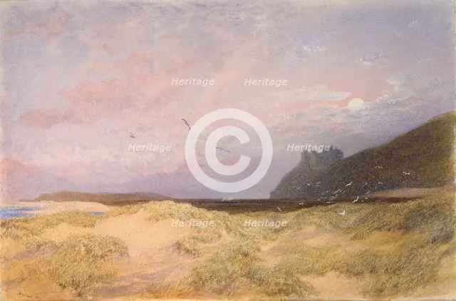 Harlech, 1862. Artist: Alfred William Hunt.