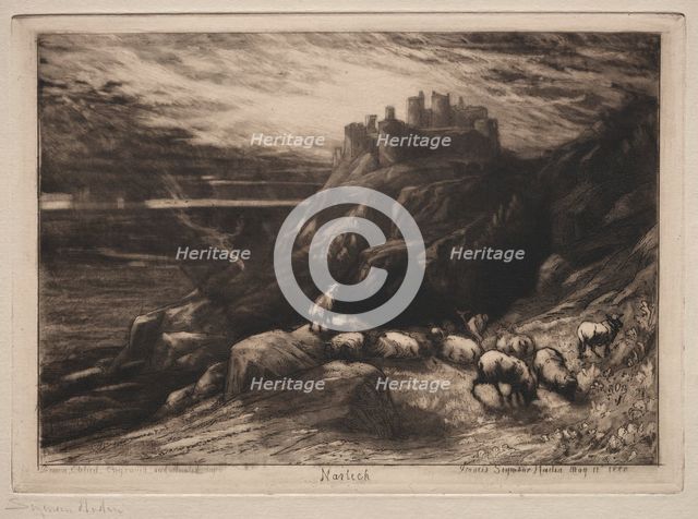 Harlech, 1880. Creator: Francis Seymour Haden (British, 1818-1910).