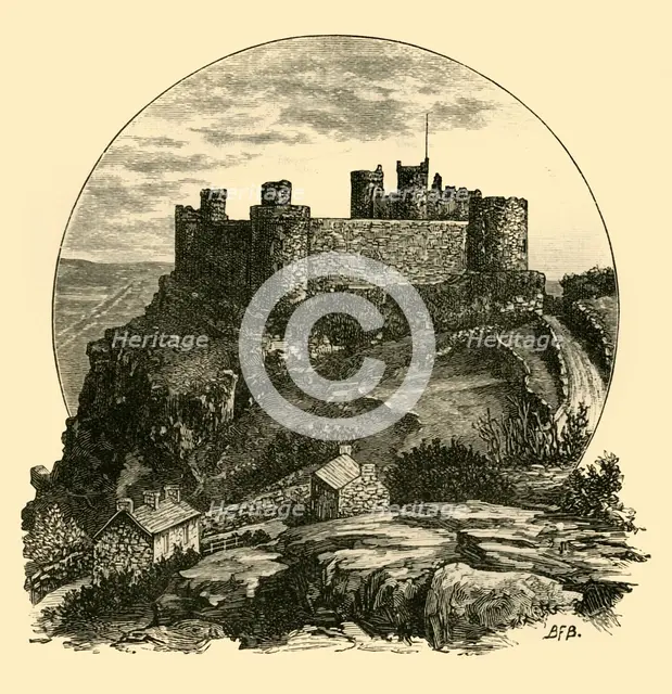 'Harlech Castle', 1898. Creator: Unknown.