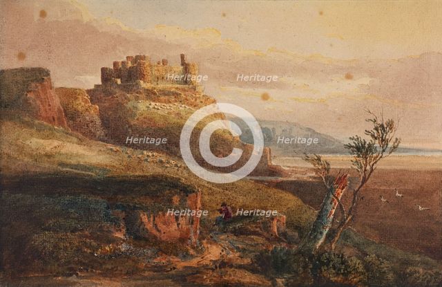 Harlech Castle, 1812-14. Creator: David Cox the Elder.