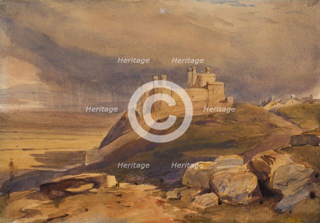 Harlech Castle, 1825-40. Creator: Unknown.