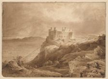 Harlech Castle, c18th century. Creator: Unknown