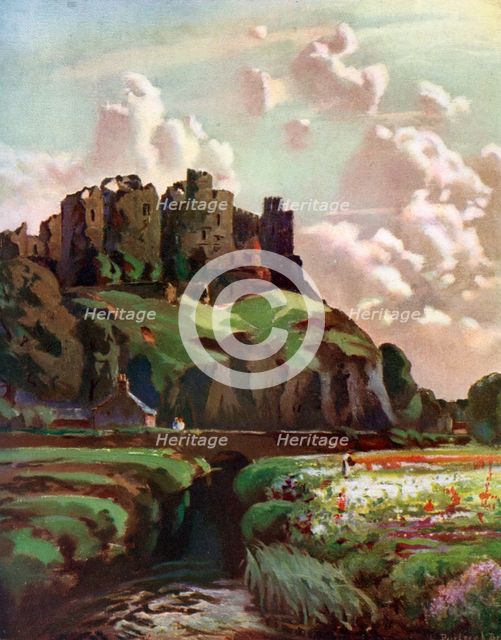 Harlech Castle, Merionethshire, Wales, 1924-1926. Artist: Louis Burleigh Bruhl